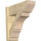 Ekena Millwork Balboa Slat Rough Sawn Outlooker, Douglas Fir, 8"W x 22"D x 22"H OUT08X22X22BOA06RDF - alternate 1